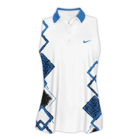 Blue Color Sport Tennis Nike US Open Tennis Sleeveless Polo Shirt All Over Prints QTUSTM26724A4NKSPL