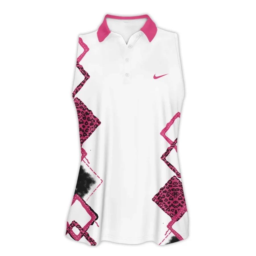 Pink Color Sport Tennis Nike US Open Tennis Sleeveless Polo Shirt All Over Prints QTUSTM26724A4NKSPL