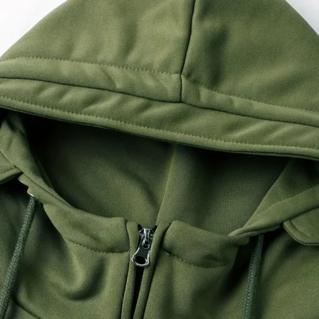 Special Release Nature Photography x GoPro Brand Tactical Quarter Zip Hoodie BLNP170724A1GP - ArmyGreen