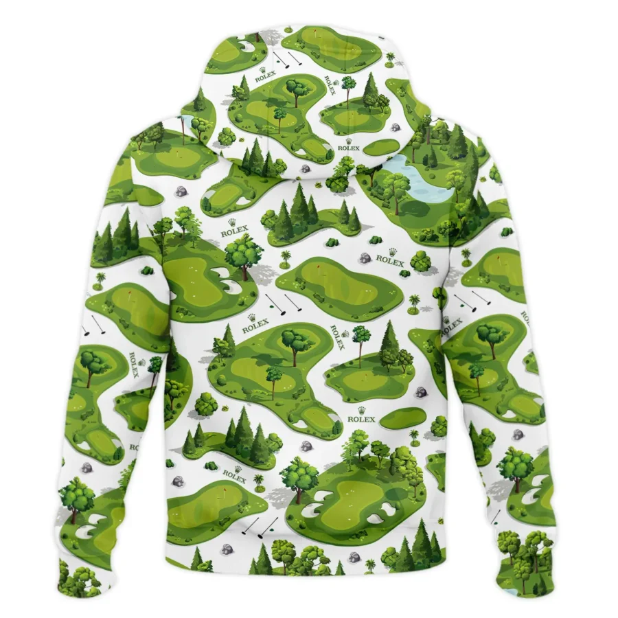 Special Golf Course Pattern Hoodie Shirt Rolex BLG110724A5ROXHD