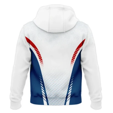 Collab Release Red White Blue Rolex Masters Tournament Zipper Hoodie Shirt All Over Prints BLMT220724A1ROXZHD