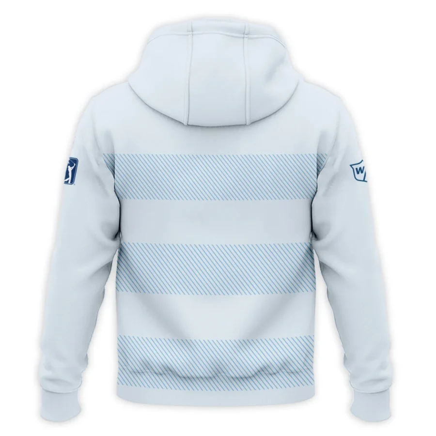 Zipper Hoodie Shirt Wilson Staff Presidents Cup Light Blue Background Line Blue HOPDC120724A01WSZHD