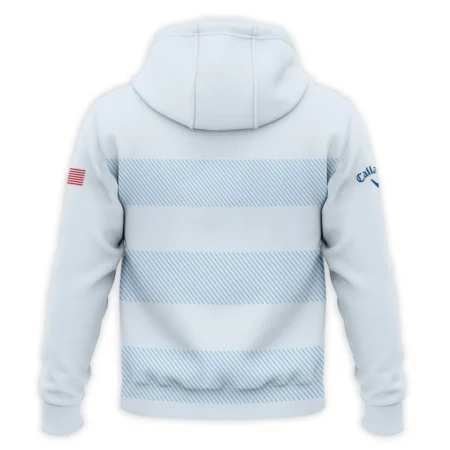 Zipper Hoodie Shirt Callaway 125th US Open Championship Light Blue Background Line Blue HOUSG120724A02CLWZHD