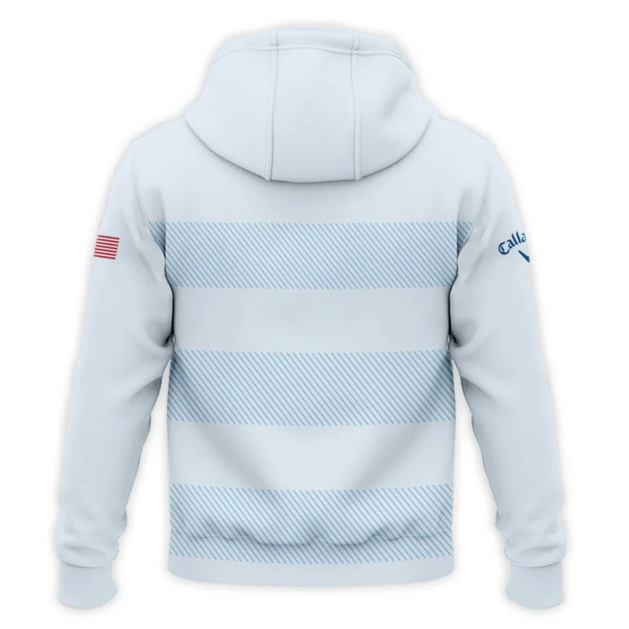 Zipper Hoodie Shirt Callaway 125th US Open Championship Light Blue Background Line Blue HOUSG120724A02CLWZHD