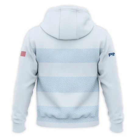 Zipper Hoodie Shirt Ping 125th US Open Championship Light Blue Background Line Blue HOUSG120724A02PIZHD