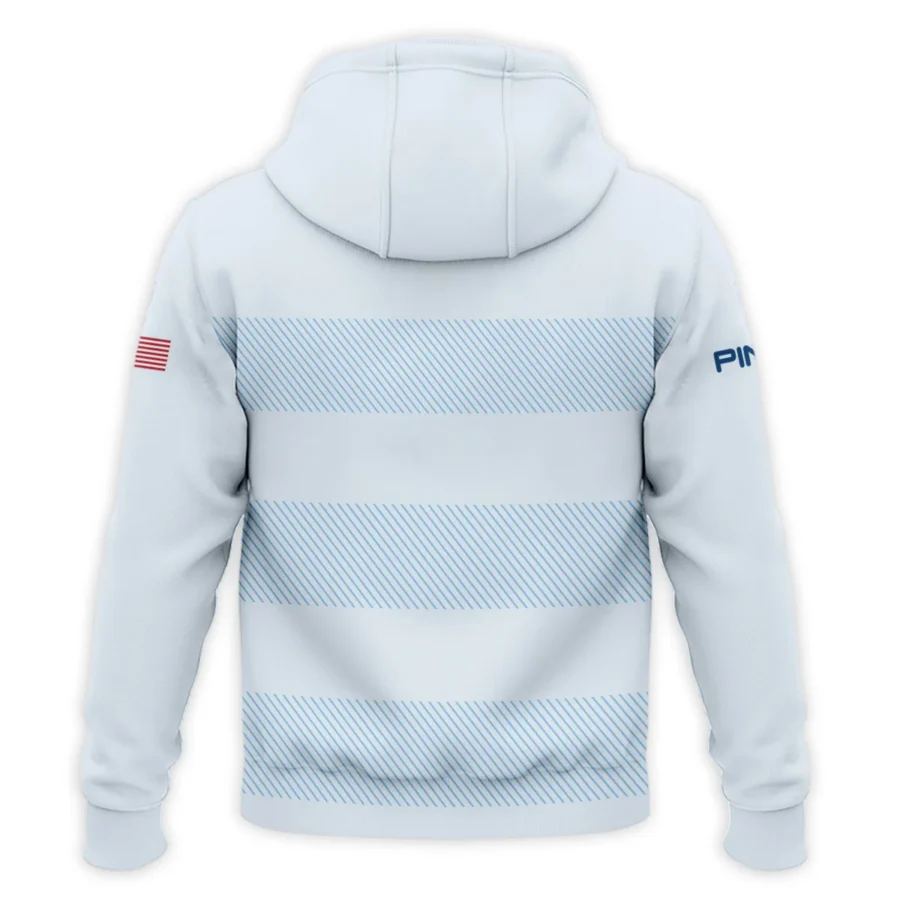 Zipper Hoodie Shirt Ping 125th US Open Championship Light Blue Background Line Blue HOUSG120724A02PIZHD