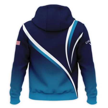 125th US Open Oakmont Zipper Hoodie Shirt Callaway Dark Blue Gradient White Background HOUSG130724A02CLWZHD