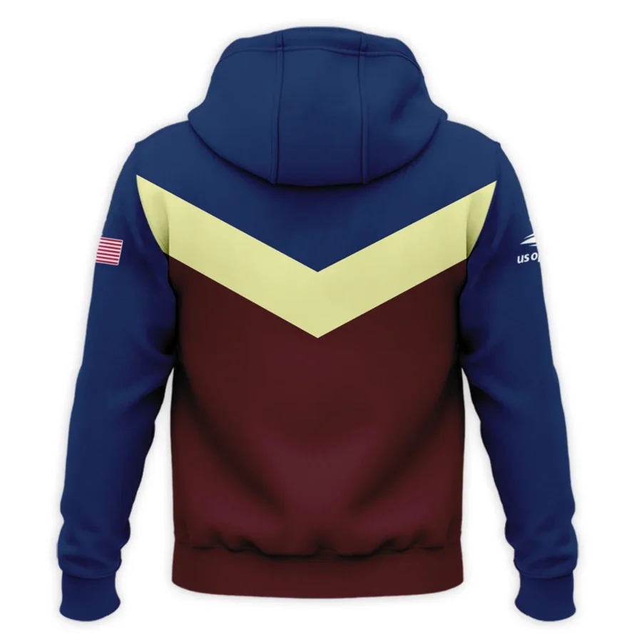 Under Armour US Open Tennis Blue Red Yellow Background Hoodie Shirt Style Classic