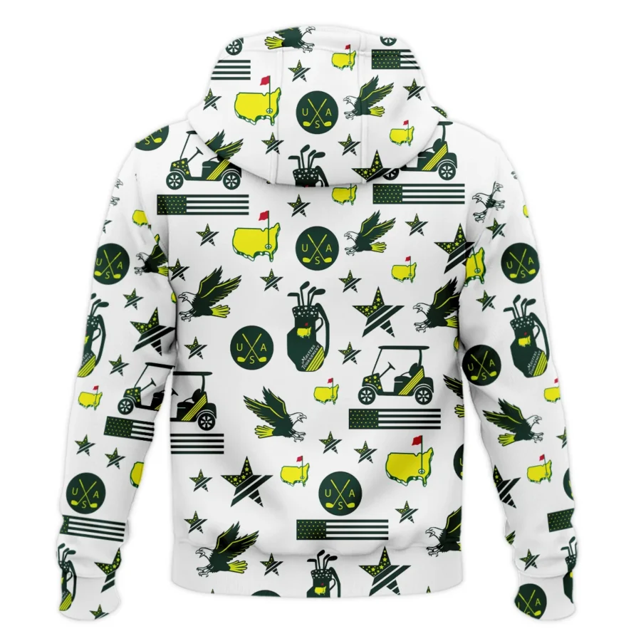 Golf Pattern Green Cleveland Golf Masters Tournament Zipper Hoodie Shirt All Over Prints QTMT180724A1CLZHD