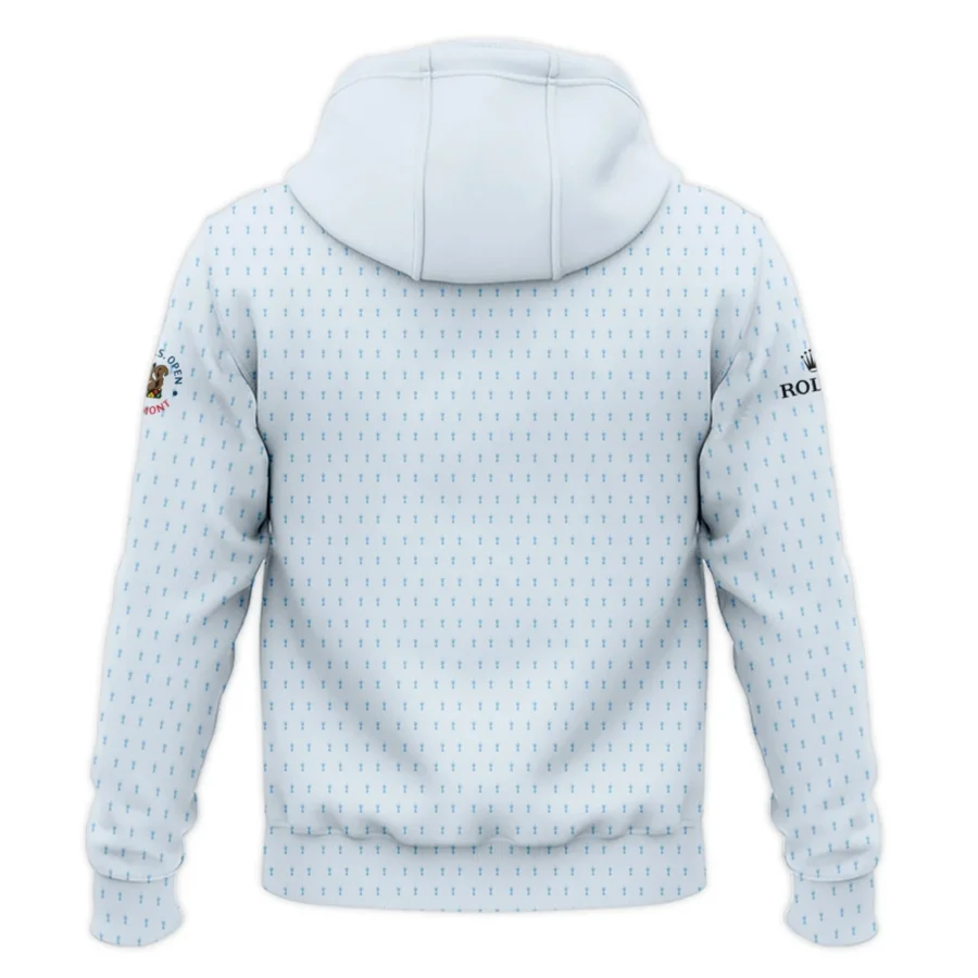 Special Release Light Blue Rolex 125th U.S. Open Oakmont Zipper Hoodie Shirt All Over Prints QTUSM8724A2ROXZHD