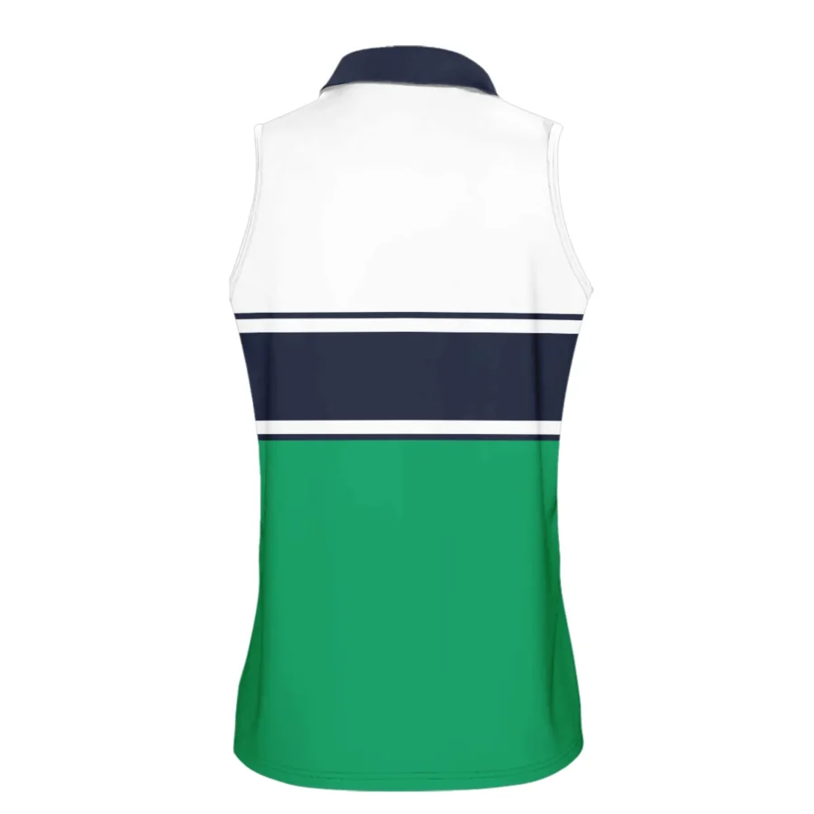 Women Tennis Sport Lacoste US Open Tennis Sleeveless Polo Shirt All Over Prints QTUSTM26724A2LCSPL