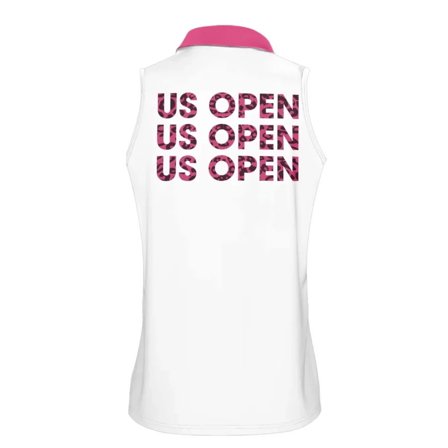 Pink Color Sport Tennis Nike US Open Tennis Sleeveless Polo Shirt All Over Prints QTUSTM26724A4NKSPL