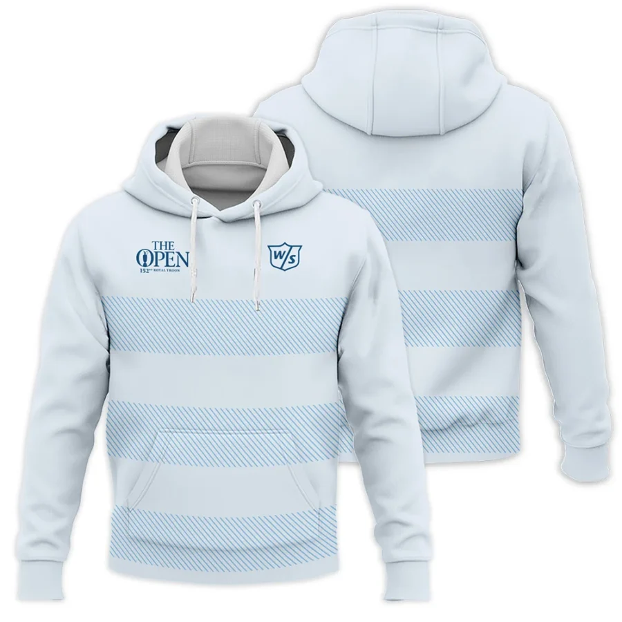 Special Release Wilson Staff 152nd Open Championship Light Blue Background Line Pattern Hoodie Shirt All Over Prints HOTOP100724A01WSHD