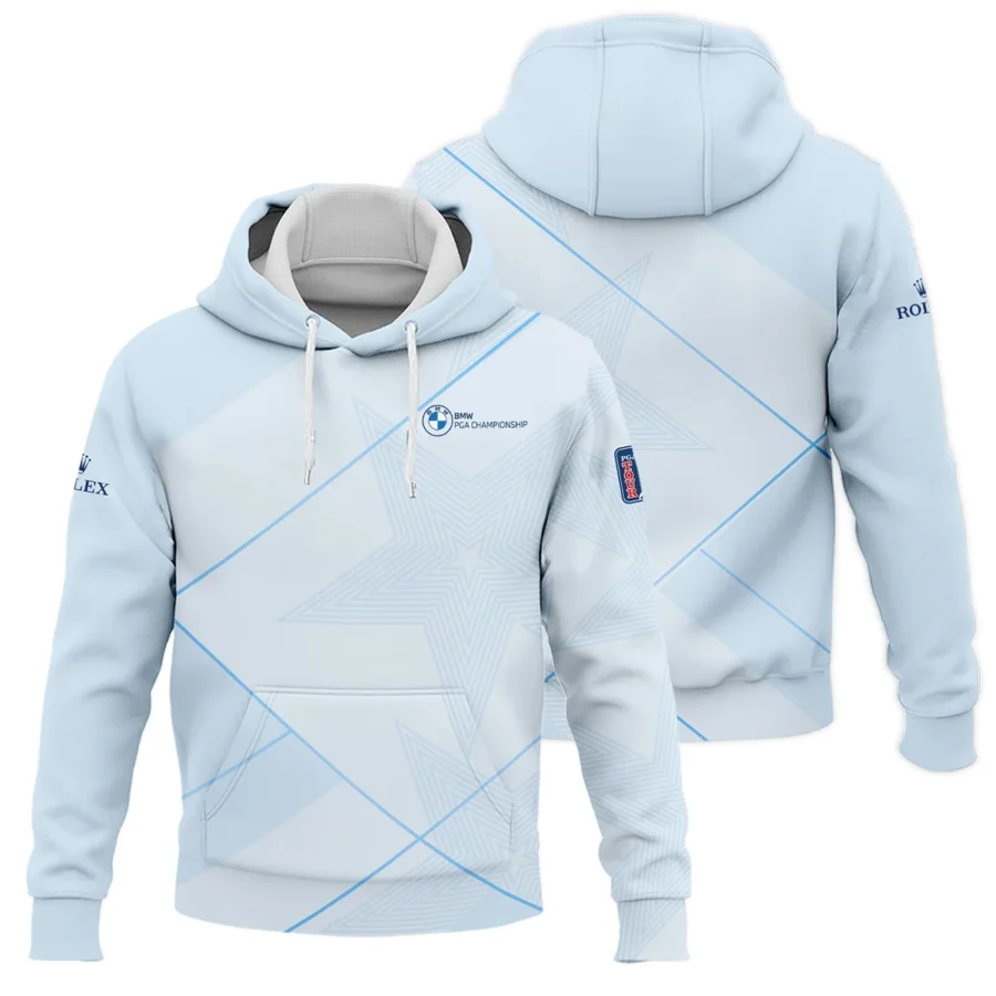 Light Blue Color Rolex BMW PGA Championship Hoodie Shirt All Over Prints QTBMW2407A1ROXHD