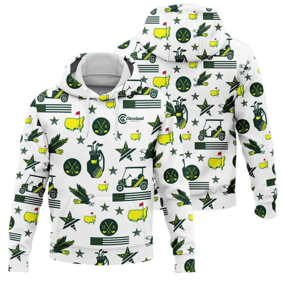 Golf Pattern Green Cleveland Golf Masters Tournament Hoodie Shirt All Over Prints QTMT180724A1CLHD