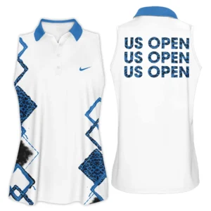 Women Tennis Sport Lacoste US Open Tennis Sleeveless Polo Shirt All Over Prints QTUSTM26724A2LCSPL