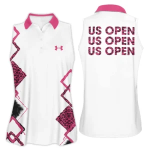 Blue Color Sport Tennis Under Armour US Open Tennis Short Polo Shirt All Over Prints QTUSTM26724A4UAPL