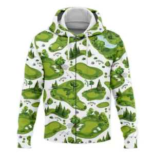 Special Golf Course Pattern Hoodie Shirt Callaway BLG110724A5CLWHD