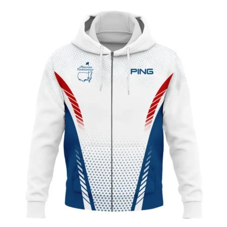 Collab Release Red White Blue Ping Masters Tournament Zipper Hoodie Shirt All Over Prints BLMT220724A1PIZHD