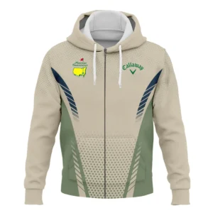 Collab Release Tan Green Callaway Masters Tournament Quarter-Zip Jacket All Over Prints BLMT220724A3CLWSWZ