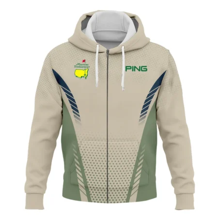 Collab Release Tan Green Ping Masters Tournament Zipper Hoodie Shirt All Over Prints BLMT220724A3PIZHD