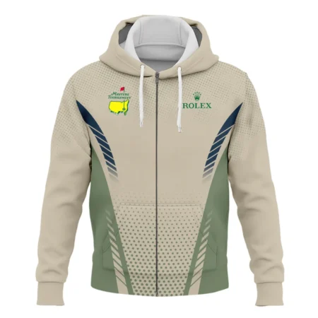 Collab Release Tan Green Rolex Masters Tournament Zipper Hoodie Shirt All Over Prints BLMT220724A3ROXZHD