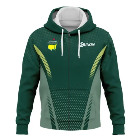 Collab Release Green Mix Srixon Masters Tournament Zipper Hoodie Shirt All Over Prints BLMT220724A4SRIZHD