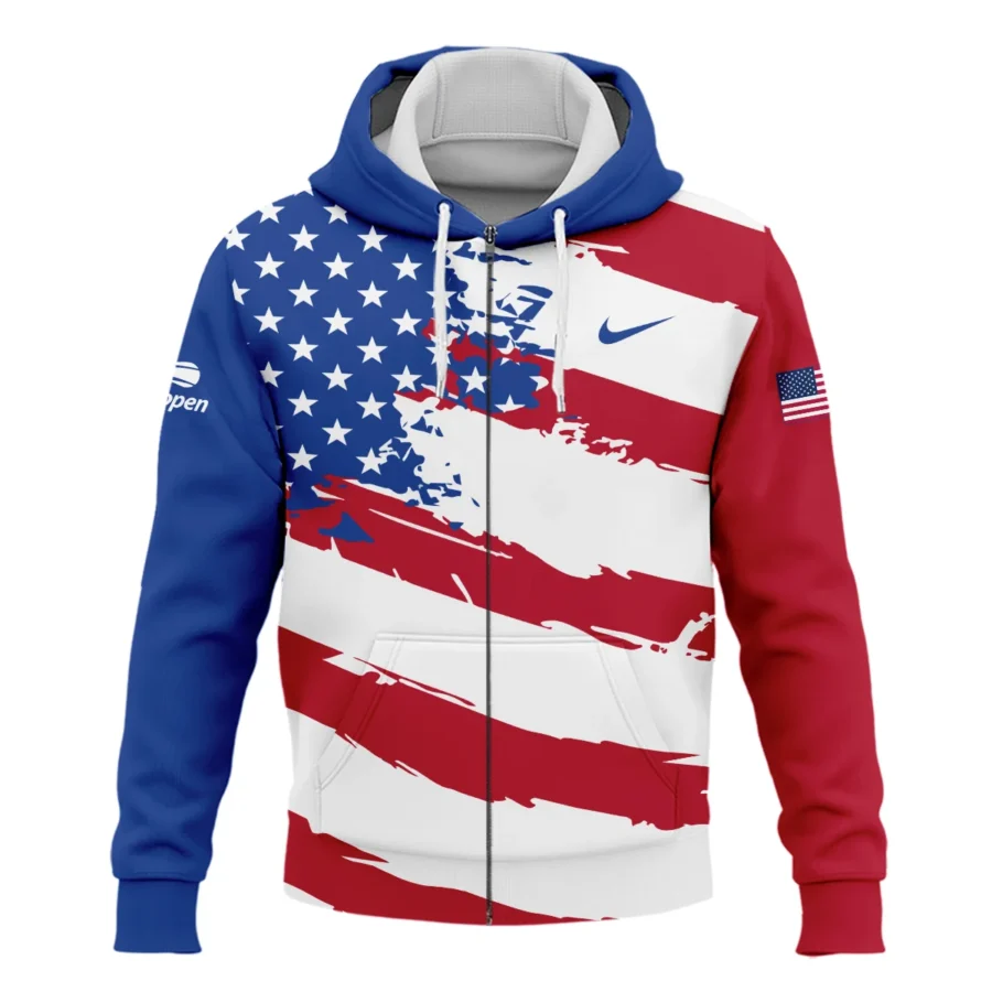 Sport Nike US Open Tennis Zipper Hoodie Shirt All Over Prints HOTN060724A1NKZHD