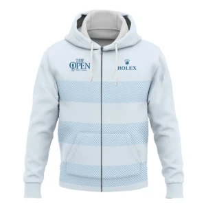 Special Release Rolex 152nd Open Championship Light Blue Background Line Pattern Quarter-Zip Jacket All Over Prints HOTOP100724A01ROXSWZ