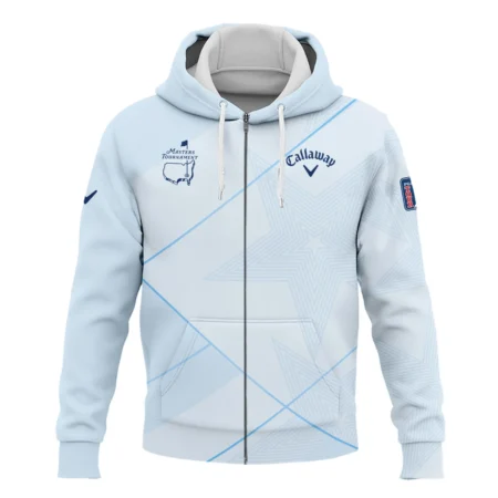 Light Blue Color Callaway Masters Tournament Zipper Hoodie Shirt All Over Prints QTMT2407A1CLWZHD