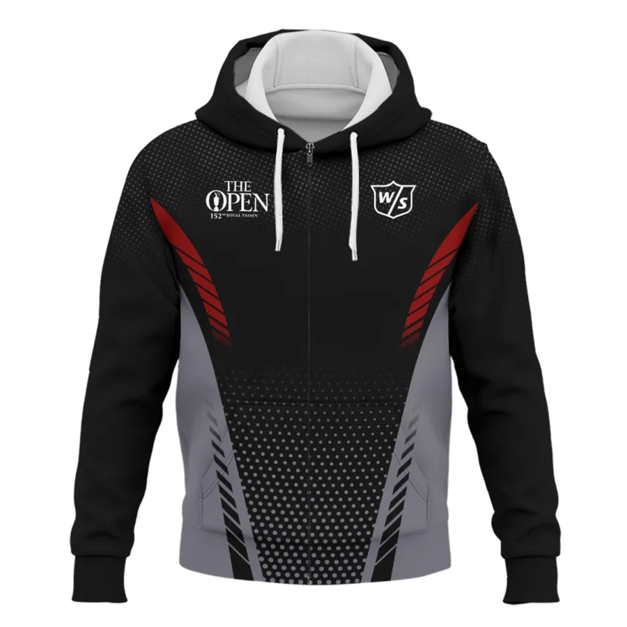 Golf Sport Style Wilson Staff Golf 152nd Open Championship Zipper Hoodie Shirt All Over Prints QTTOP250624A1WSZHD