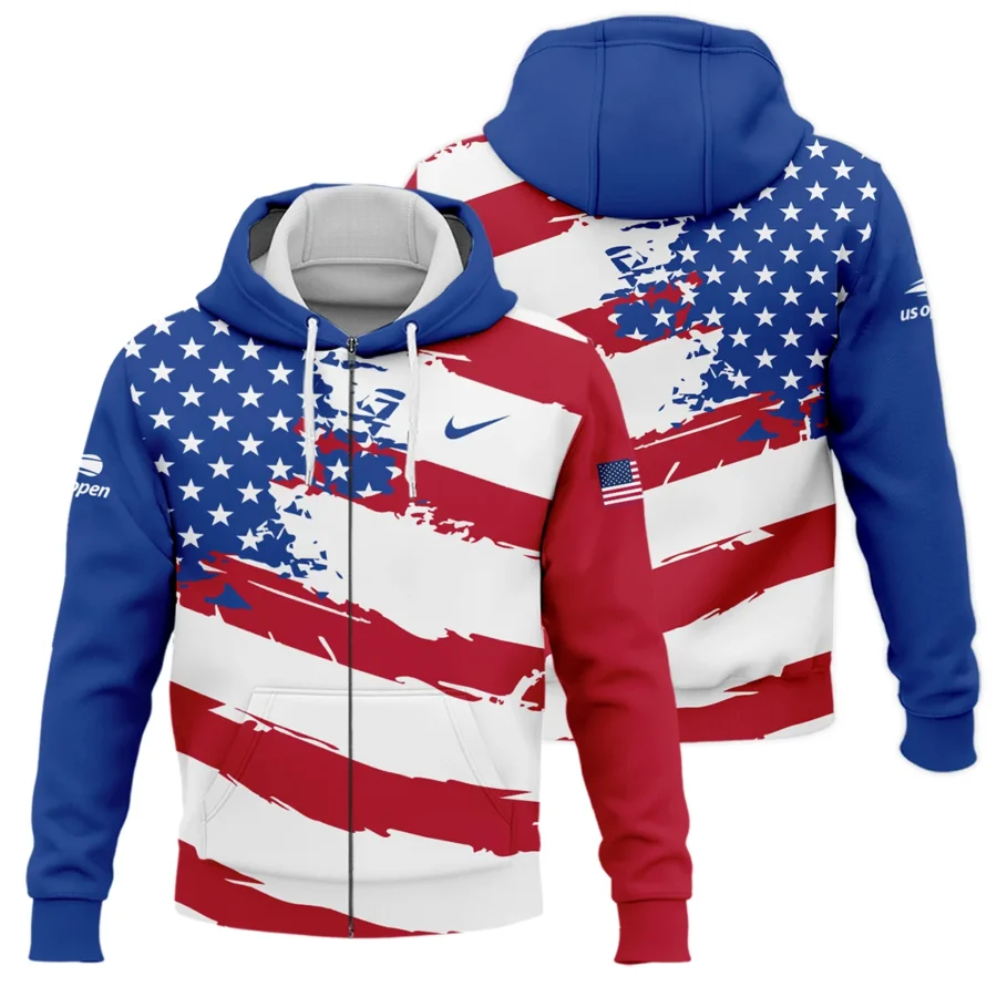 Sport Nike US Open Tennis Zipper Hoodie Shirt All Over Prints HOTN060724A1NKZHD