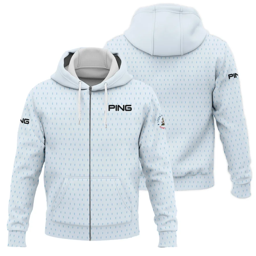 Special Release Light Blue Ping 125th U.S. Open Oakmont Zipper Hoodie Shirt All Over Prints QTUSM8724A2PIZHD