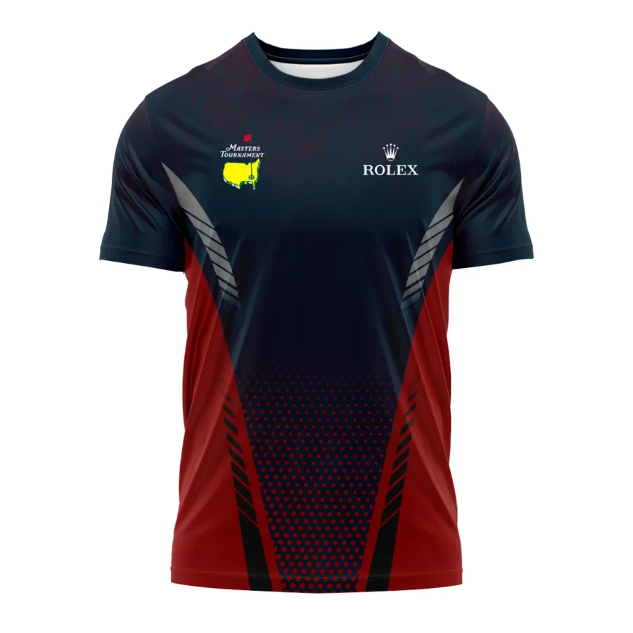 Collab Release Dark Blue Red Rolex Masters Tournament Performance T-Shirt All Over Prints BLMT220724A2ROXTS