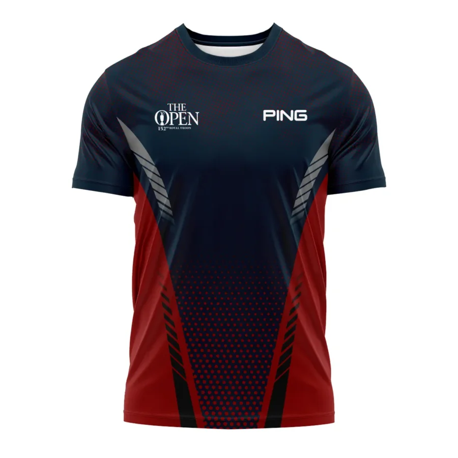 Special Release Dark Blue Red Ping Masters Tournament Performance T-Shirt All Over Prints BLTOP090724A2PITS