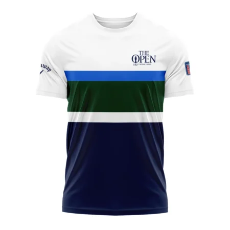 White Blue Green Background Callaway152nd Open Championship Performance T-Shirt All Over Prints HOTOP270624A01CLWTS