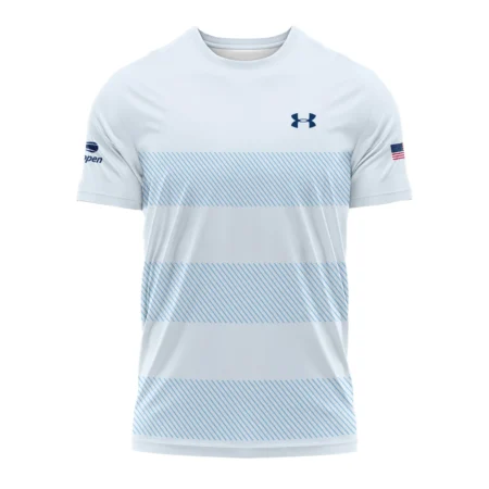 US Open Tennis Light Blue Background Line Under Armour Performance T-Shirt Style Classic