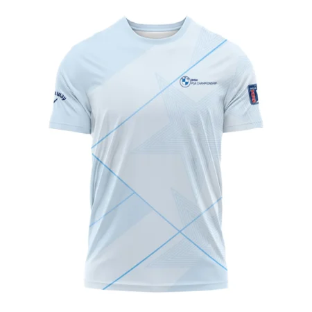 Light Blue Color Callaway BMW PGA Championship Performance T-Shirt All Over Prints QTBMW2407A1CLWTS