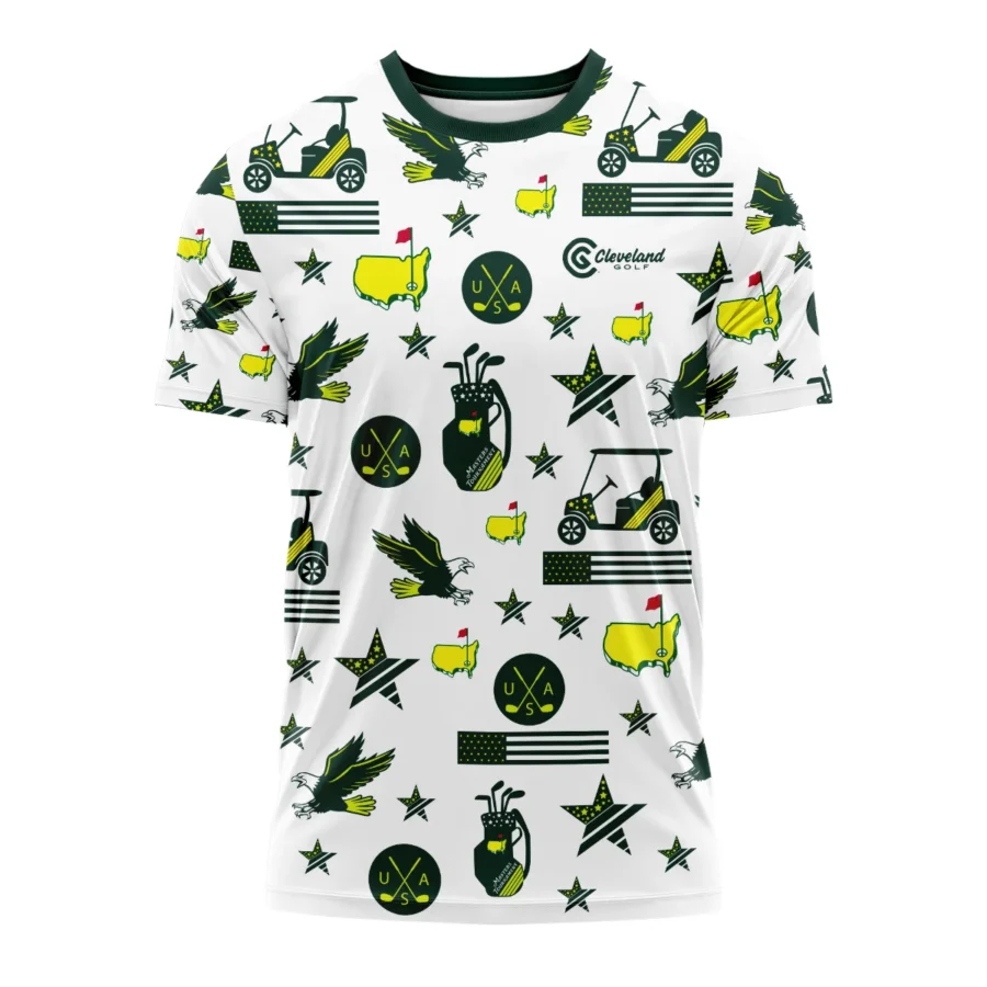 Golf Pattern Green Cleveland Golf Masters Tournament Performance T-Shirt All Over Prints QTMT180724A1CLTS