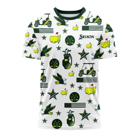 Golf Pattern Green Srixon Masters Tournament Performance T-Shirt All Over Prints QTMT180724A1SRTS