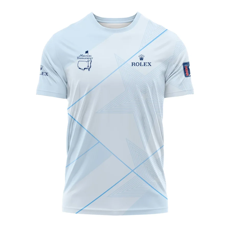 Light Blue Color Rolex Masters Tournament Performance T-Shirt All Over Prints QTMT2407A1ROXTS