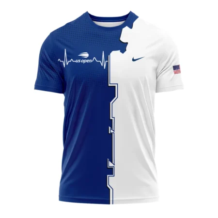 Heartbeat Blue Color Nike US Open Tennis Performance T-Shirt All Over Prints QTUST260724A1NKTS