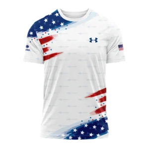 Flag American Under Armour US Open Tennis Quarter-Zip Jacket All Over Prints QTUST260724A2UASWZ