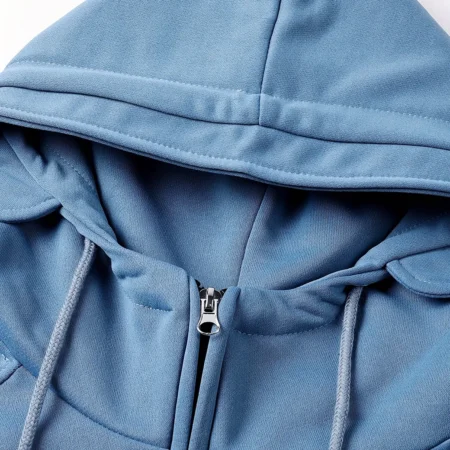 Special Release Nature Photography x Kodak Brand Tactical Quarter Zip Hoodie BLNP170724A1KD - Blue