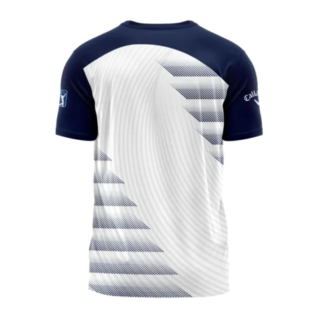 Callaway 152nd Open Championship Blue White Line Pattern Performance T-Shirt All Over Prints HOTOP280624A02CLWTS