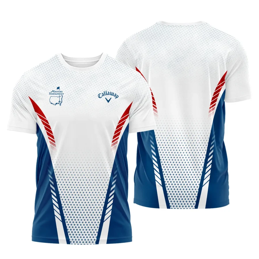 Collab Release Red White Blue Callaway Masters Tournament Performance T-Shirt All Over Prints BLMT220724A1CLWTS