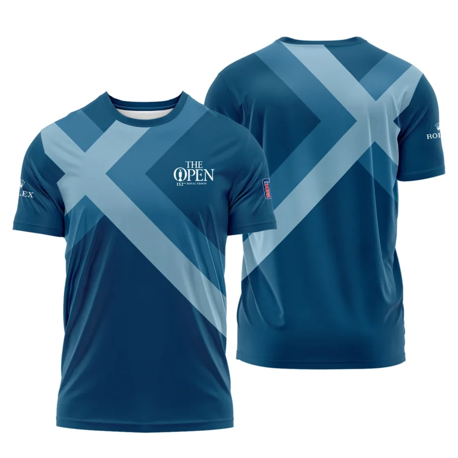 Special Release Rolex 152nd Open Championship Slightly Desaturated Blue Background Performance T-Shirt All Over Prints HOTOP080724A01ROXTS