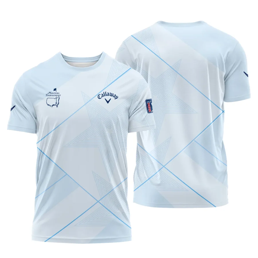 Light Blue Color Callaway Masters Tournament Performance T-Shirt All Over Prints QTMT2407A1CLWTS