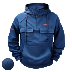 Special Release Nature Photography x Canon Brand Tactical Quarter Zip Hoodie BLNP170724A1CN - Blue