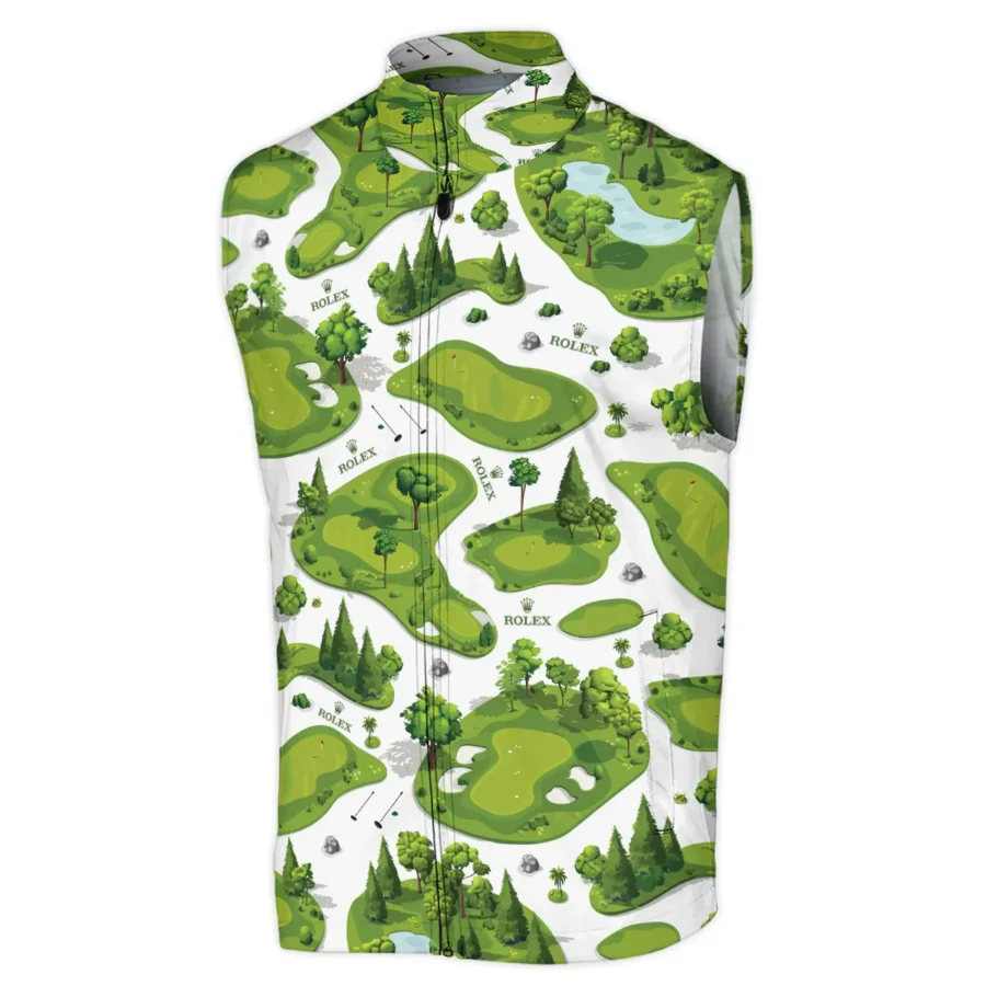 Special Golf Course Pattern Sleeveless Jacket Rolex BLG110724A5ROXSJK